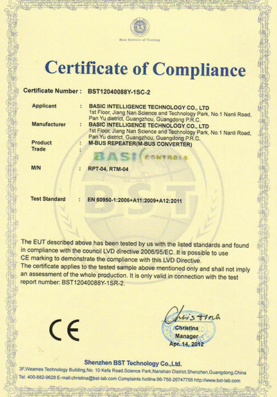 Certificates