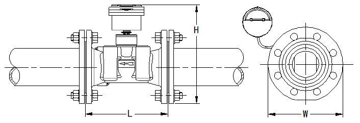 T90 Ultrasonic Hot Water Meter